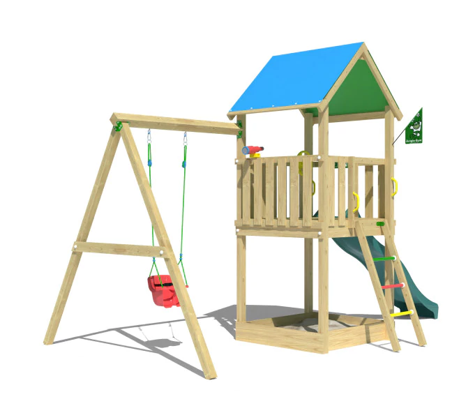 Jungle Tango Babyswing | Spielturm aus Holz mit Schaukel Jungle Tango Babyswing | Spielturm aus Holz mit Schaukel
