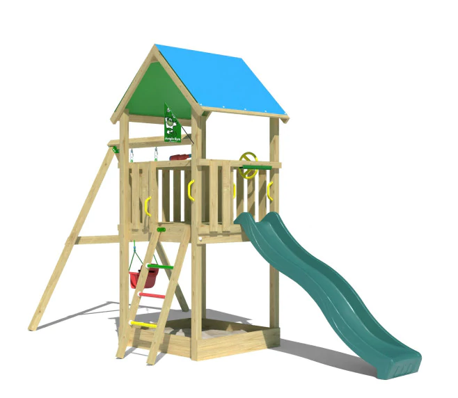 Jungle Tango Babyswing | Spielturm aus Holz mit Schaukel Jungle Tango Babyswing | Spielturm aus Holz mit Schaukel