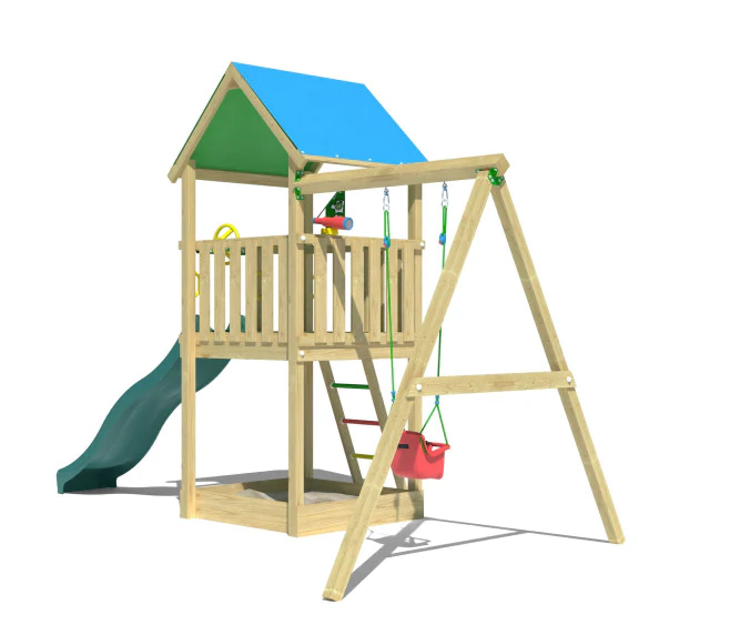 Jungle Tango Babyswing | Spielturm aus Holz mit Schaukel Jungle Tango Babyswing | Spielturm aus Holz mit Schaukel
