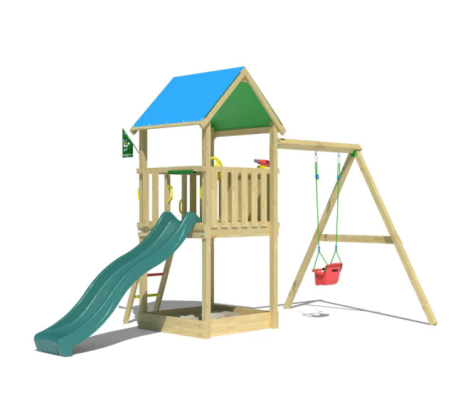 Jungle Tango Babyswing | Spielturm aus Holz mit Schaukel Jungle Tango Babyswing | Spielturm aus Holz mit Schaukel