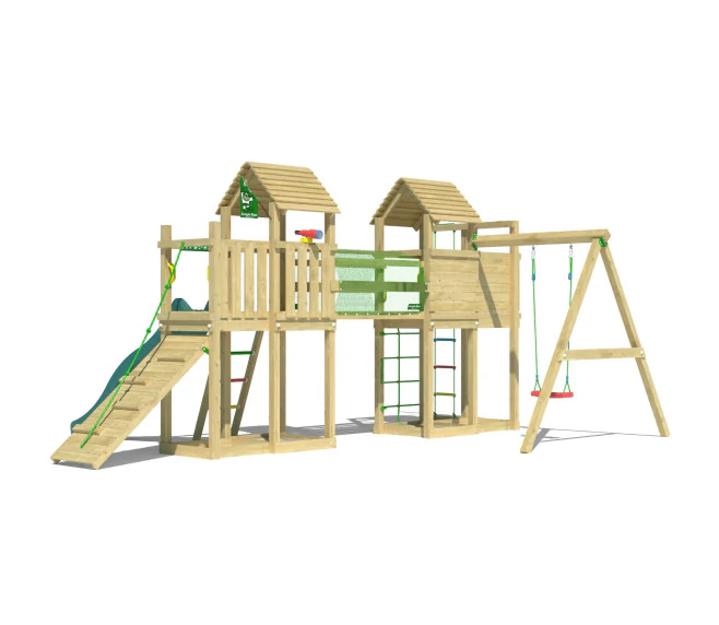 Jungle Leda | Stelzenhaus mit Schaukel Jungle Leda | Stelzenhaus mit Schaukel