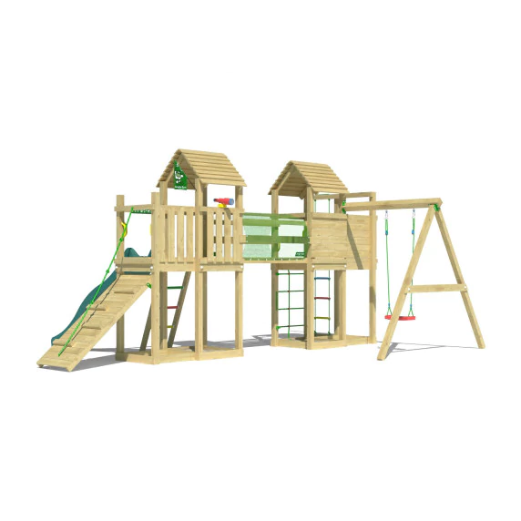 Jungle Leda | Stelzenhaus mit Schaukel Jungle Leda | Stelzenhaus mit Schaukel