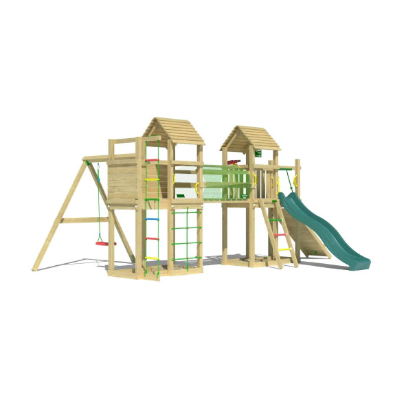 Jungle Leda | Stelzenhaus mit Schaukel Jungle Leda | Stelzenhaus mit Schaukel