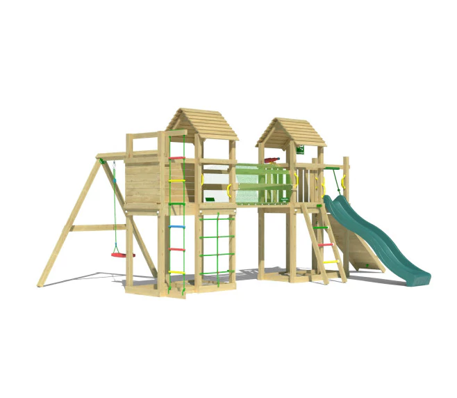 Jungle Leda | Stelzenhaus mit Schaukel Jungle Leda | Stelzenhaus mit Schaukel