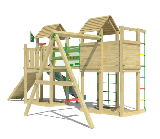 Jungle Leda | Stelzenhaus mit Schaukel Jungle Leda | Stelzenhaus mit Schaukel