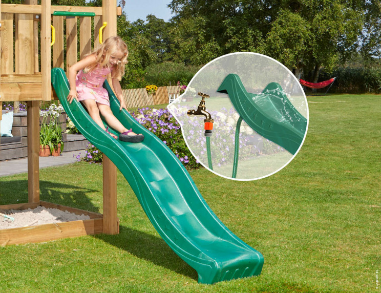Jungle Mansion | Spielturm aus Holz mit Rutsche Jungle Mansion | Spielturm aus Holz mit Rutsche