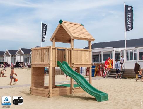 Öffentliche Spielplatzgerät aus Holz • Hy-land P3
