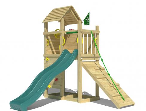 Jungle Roamer | Spielturm aus Holz mit Rutsche
