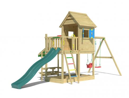 Jungle Cabana | Stelzenhaus mit Doppelschaukel